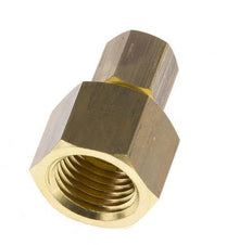 G 1/4'' x 4mm Brass Straight Compression Fitting 150 Bar DIN EN 1254-2