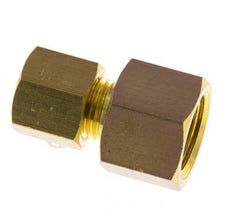 G 1/4'' x 6mm Brass Straight Compression Fitting 150 Bar DIN EN 1254-2 [2 Pieces]