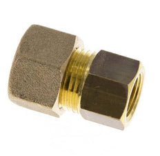 G 1/4'' x 12mm Brass Straight Compression Fitting 75 Bar DIN EN 1254-2