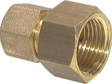 G 1/4'' x 6mm Brass Straight Compression Fitting 150 Bar DIN EN 1254-2 [2 Pieces]