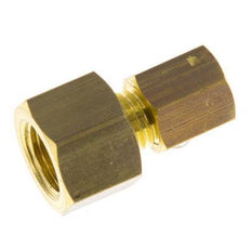 G 1/8'' x 4mm Brass Straight Compression Fitting 150 Bar DIN EN 1254-2 [2 Pieces]
