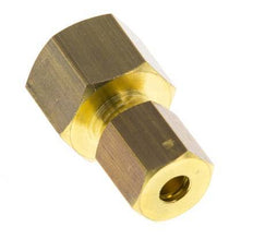 G 1/8'' x 4mm Brass Straight Compression Fitting 150 Bar DIN EN 1254-2 [2 Pieces]