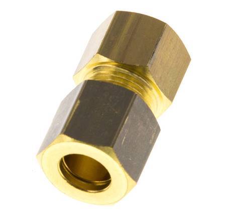 G 1/8'' x 8mm Brass Straight Compression Fitting 135 Bar DIN EN 1254-2 [2 Pieces]