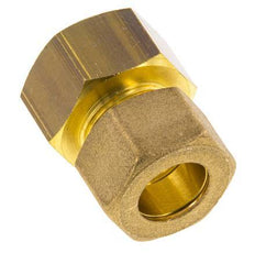 G 3/4'' x 16mm Brass Straight Compression Fitting 76 Bar DIN EN 1254-2