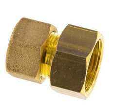 G 3/4'' x 16mm Brass Straight Compression Fitting 76 Bar DIN EN 1254-2