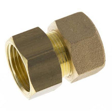 G 3/4'' x 18mm Brass Straight Compression Fitting 67 Bar DIN EN 1254-2