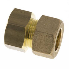 G 3/4'' x 18mm Brass Straight Compression Fitting 67 Bar DIN EN 1254-2