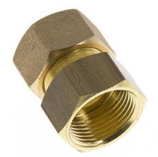 G 3/4'' x 18mm Brass Straight Compression Fitting 67 Bar DIN EN 1254-2