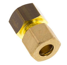 G 3/8'' x 10mm Brass Straight Compression Fitting 95 Bar DIN EN 1254-2
