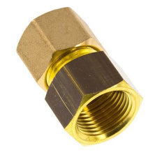G 3/8'' x 10mm Brass Straight Compression Fitting 95 Bar DIN EN 1254-2