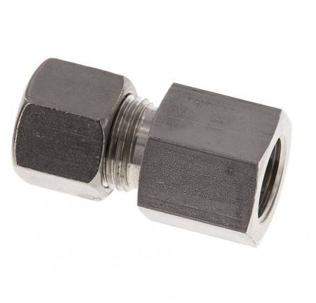 G 3/8'' x 10S Stainless steel Straight Compression Fitting 630 Bar DIN 2353