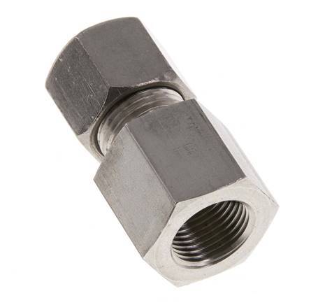 G 3/8'' x 10S Stainless steel Straight Compression Fitting 630 Bar DIN 2353