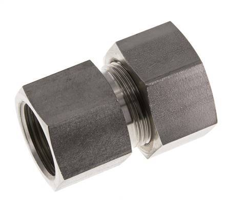 G 1'' x 25S Stainless steel Straight Compression Fitting 400 Bar DIN 2353
