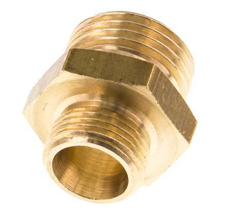 G 1/2'' x G 3/8'' Brass Double Nipple 16 Bar [2 Pieces]