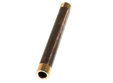 G 1/2'' Brass Double Pipe Nipple 16 Bar DIN 2982 - 180mm