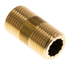G 1/2'' Brass Double Pipe Nipple 16 Bar DIN 2982 - 40mm