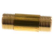 G 1/2'' Brass Double Pipe Nipple 16 Bar DIN 2982 - 60mm