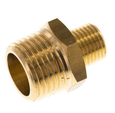 R 1/2'' x R 1/4'' Brass Double Nipple 16 Bar [2 Pieces]