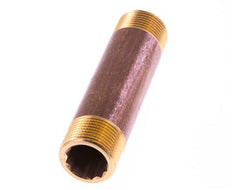 G 3/4'' Brass Double Pipe Nipple 16 Bar DIN 2982 - 100mm