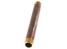 G 3/4'' Brass Double Pipe Nipple 16 Bar DIN 2982 - 200mm