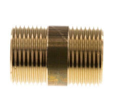 G 3/4'' Brass Double Pipe Nipple 16 Bar DIN 2982 - 40mm