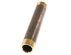 G 1'' Brass Double Pipe Nipple 16 Bar DIN 2982 - 180mm