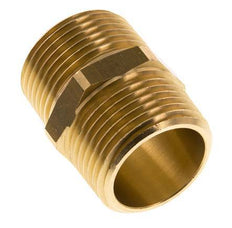 R 1'' Brass Double Nipple 16 Bar