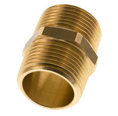 R 1'' Brass Double Nipple 16 Bar