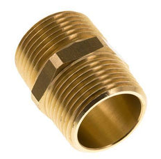 R 1'' Brass Double Nipple 16 Bar