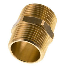 R 1'' Brass Double Nipple 16 Bar