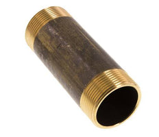 G 1 1/2'' Brass Double Pipe Nipple 16 Bar DIN 2982 - 120mm