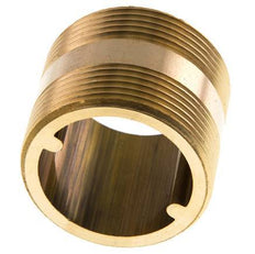 G 1 1/2'' Brass Double Pipe Nipple 16 Bar DIN 2982 - 40mm
