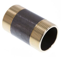 G 1 1/2'' Brass Double Pipe Nipple 16 Bar DIN 2982 - 80mm