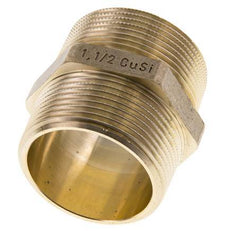 R 1 1/2'' Brass Double Nipple 16 Bar