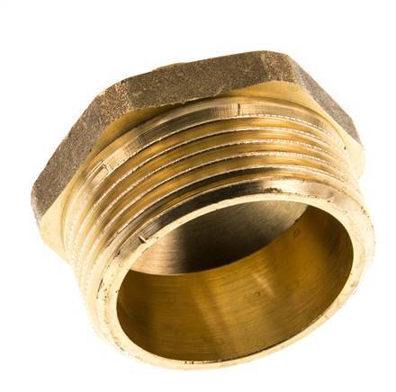 G 1 1/4'' x G 1/2'' Brass Double Nipple 16 Bar