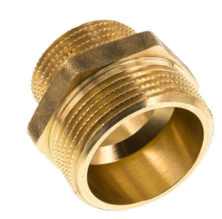 G 1 1/4'' x G 1'' Brass Double Nipple 16 Bar
