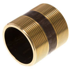 G 2'' Brass Double Pipe Nipple 16 Bar DIN 2982 - 60mm