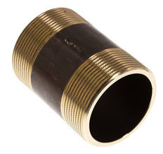 G 2'' Brass Double Pipe Nipple 16 Bar DIN 2982 - 80mm