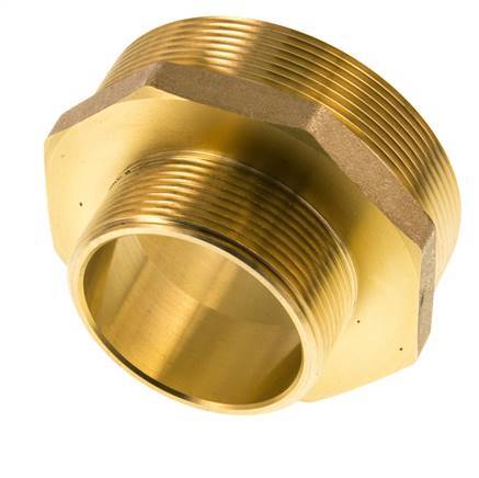 G 3'' x G 2'' Brass Double Nipple 16 Bar