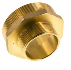 G 3'' x G 2'' Brass Double Nipple 16 Bar