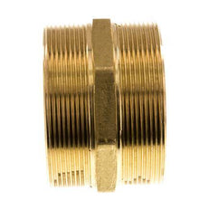 G 3'' Brass Double Nipple 16 Bar