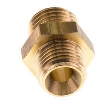 M14x1.5 x G 1/4'' Brass Double Nipple 16 Bar [2 Pieces]