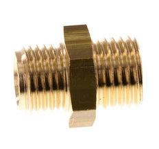 M14x1.5 x G 1/4'' Brass Double Nipple 16 Bar [2 Pieces]