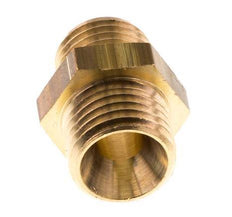 M14x1.5 x G 1/4'' Brass Double Nipple 16 Bar [2 Pieces]