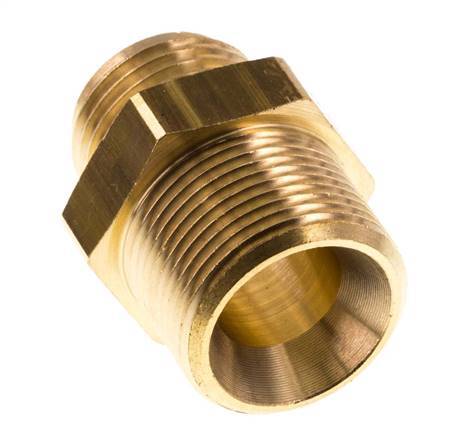 M24x1.5 x G 1/2'' Brass Double Nipple 16 Bar