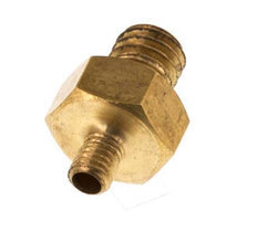 M5 x M3 Brass Double Nipple 16 Bar [2 Pieces]