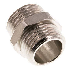 G 1/2'' Nickel plated Brass Double Nipple 16 Bar [2 Pieces]