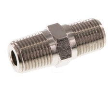 1/8'' NPT x R 1/8'' Nickel plated Brass Double Nipple 60 Bar