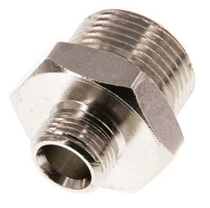 G 3/4'' x G 3/8'' Nickel plated Brass Double Nipple 16 Bar