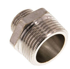 G 1'' x G 1/2'' Nickel plated Brass Double Nipple 16 Bar